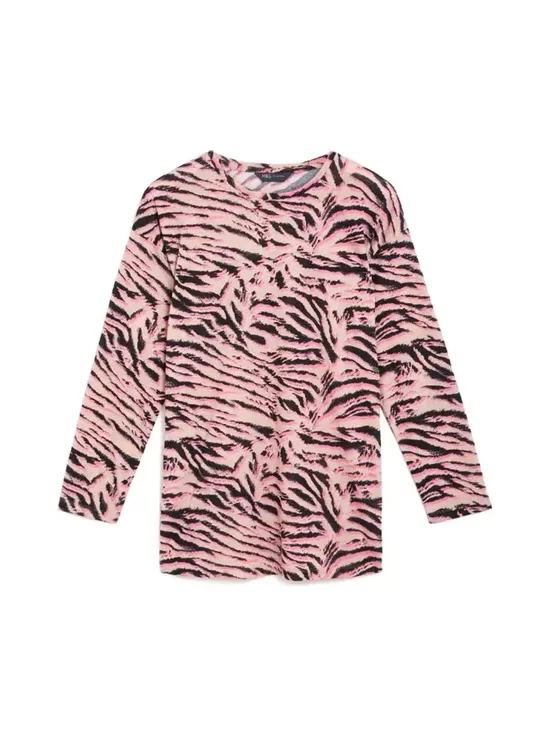 MARKS & SPENCER Women Printed Relaxed Longline Top